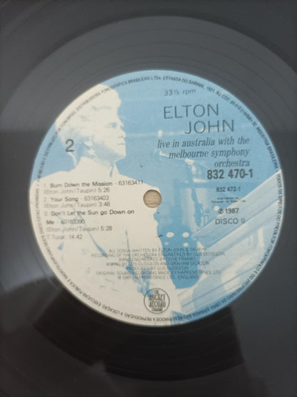 Lp Vinil Elton John Live In Australia Duplo
