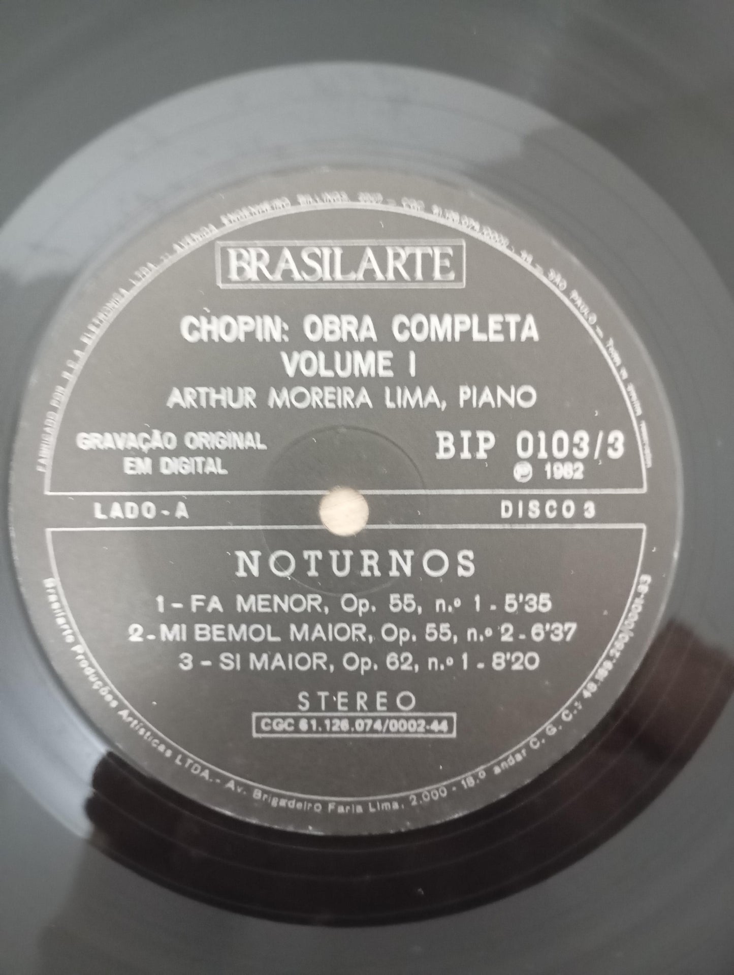 Lp Vinil Box Arthur Moreira Lima Chopin: 21 Noturnos, Leia