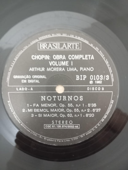 Lp Vinil Box Arthur Moreira Lima Chopin: 21 Noturnos, Leia