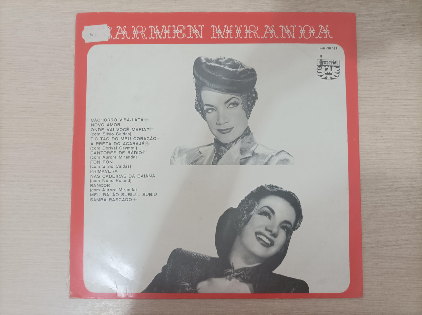 Lp Vinil Carmen Miranda A Querida