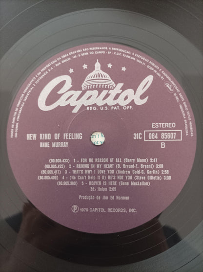 Lp Vinil Anne Murray New Kind Of Feeling Com Encarte