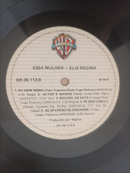 Lp Vinil Elis Regina Essa mulher Capa Dupla