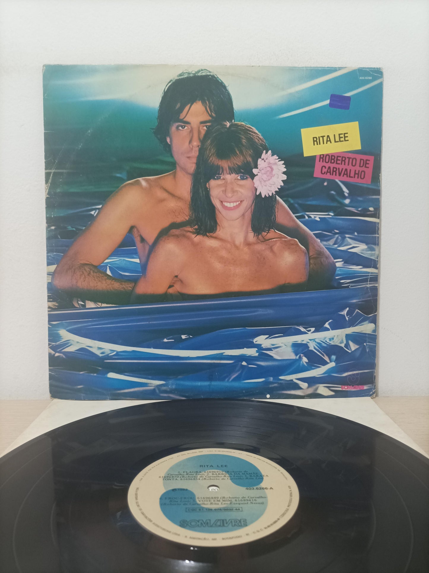 Disco Vinil Roberto de Carvalho Rita Lee Com Encarte A