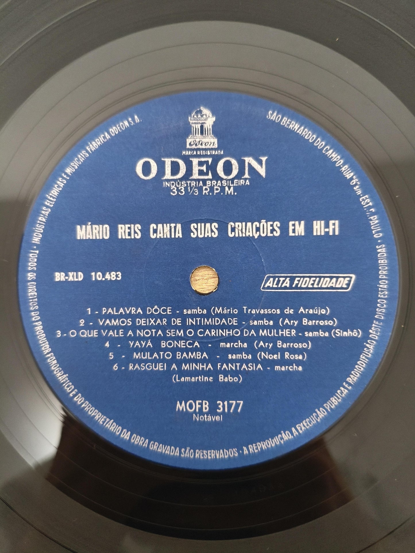 Lp Vinil Mário Reis Canta Suas Criações em Hi-Fi