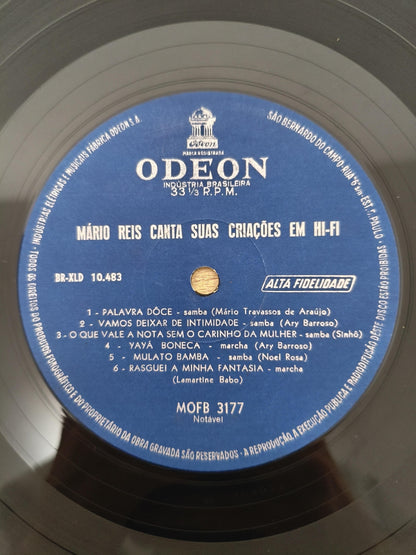 Lp Vinil Mário Reis Canta Suas Criações em Hi-Fi