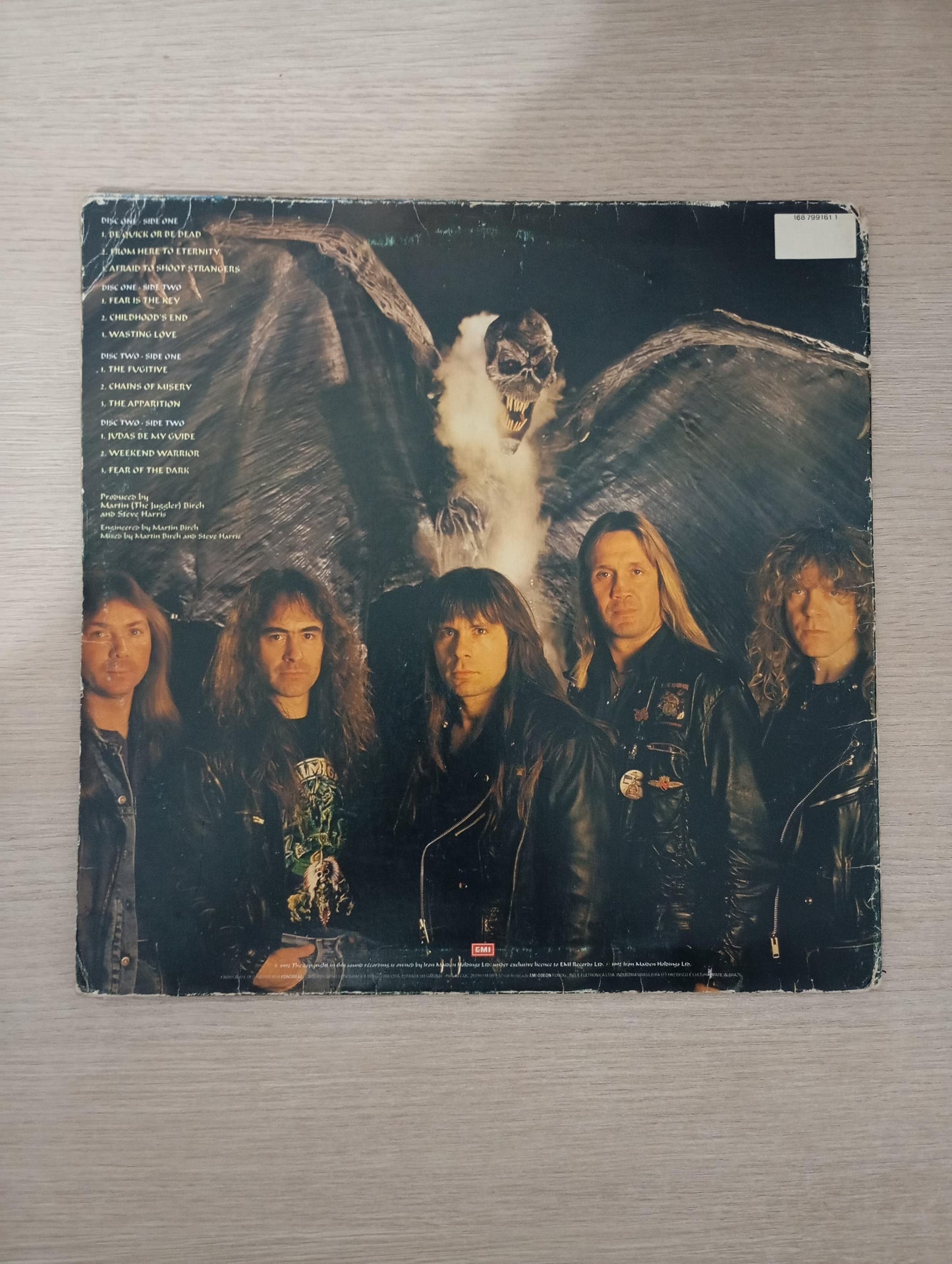 Disco Vinil Fear Of The Dark Iron Maiden Duplo A