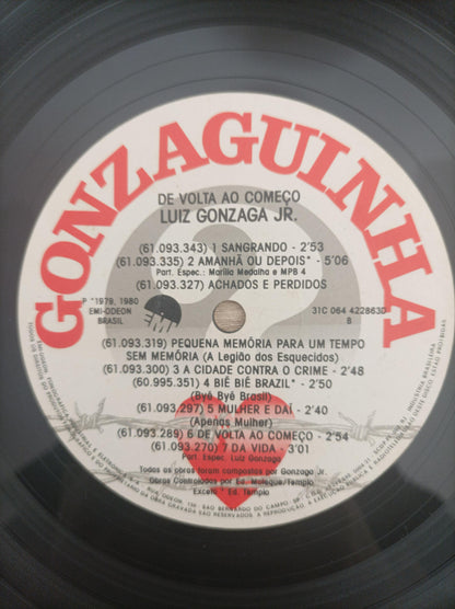Lp Vinil Gonzaguinha De Volta Ao Começo