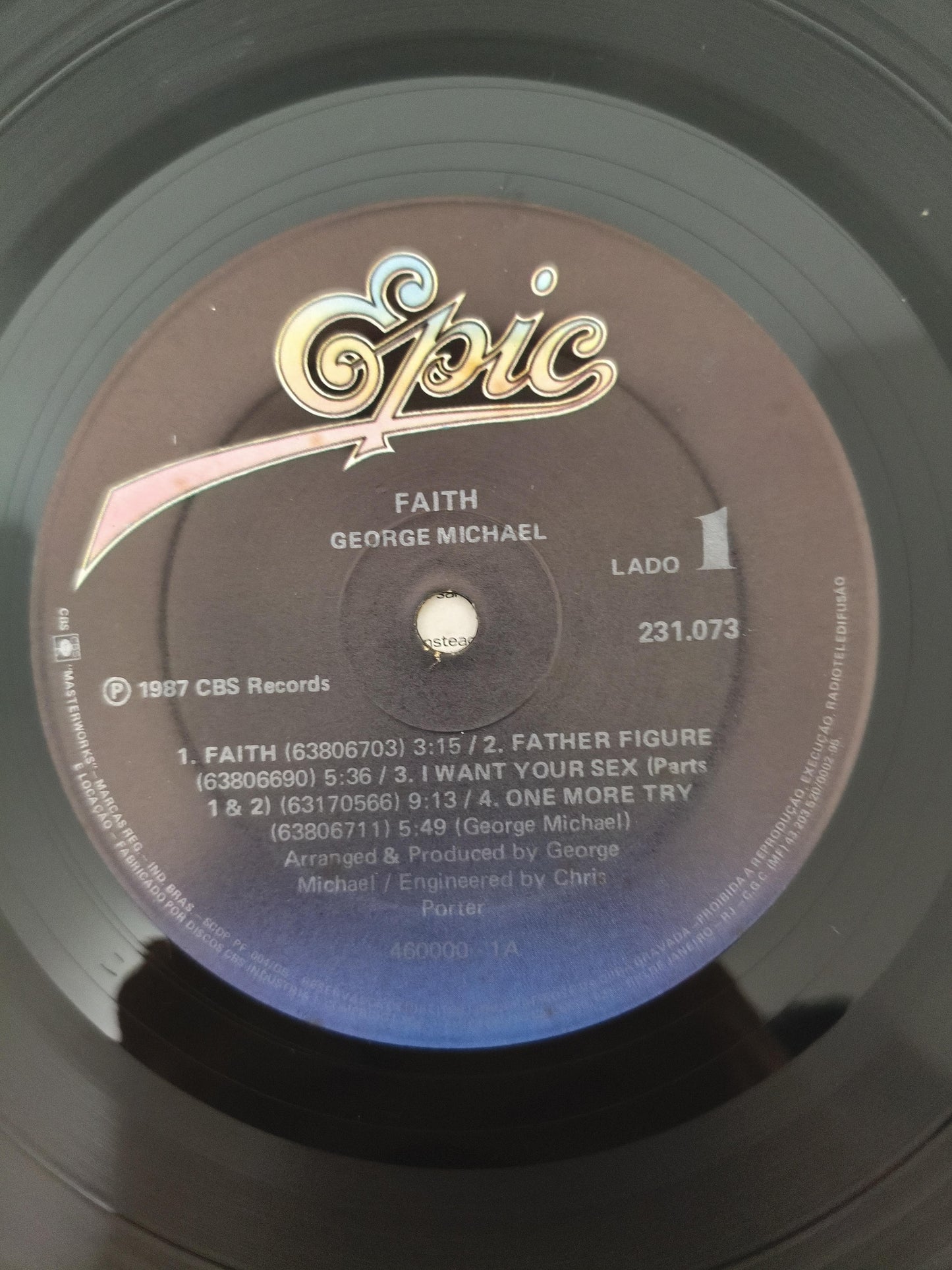 Lp Vinil George Michael Faith Com Encarte