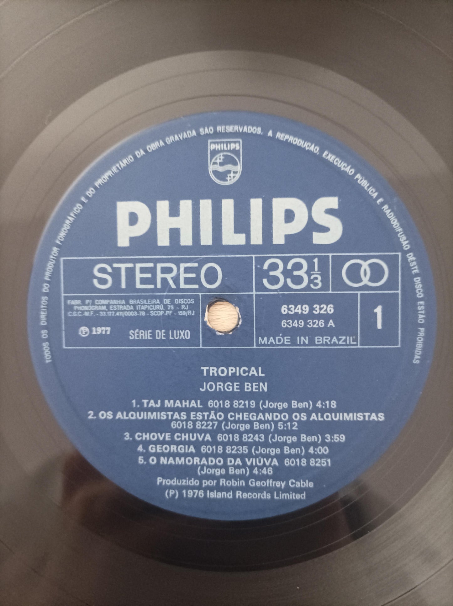 Lp Vinil Jorge Ben Tropical
