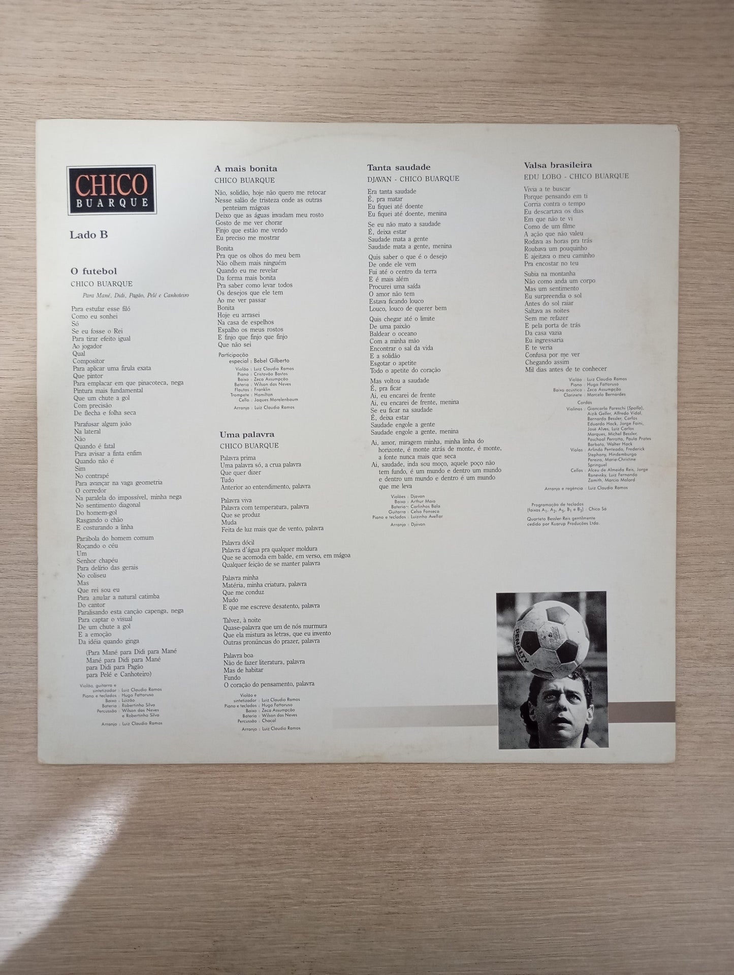 Lp Vinil Chico Buarque 1989 Com Encarte