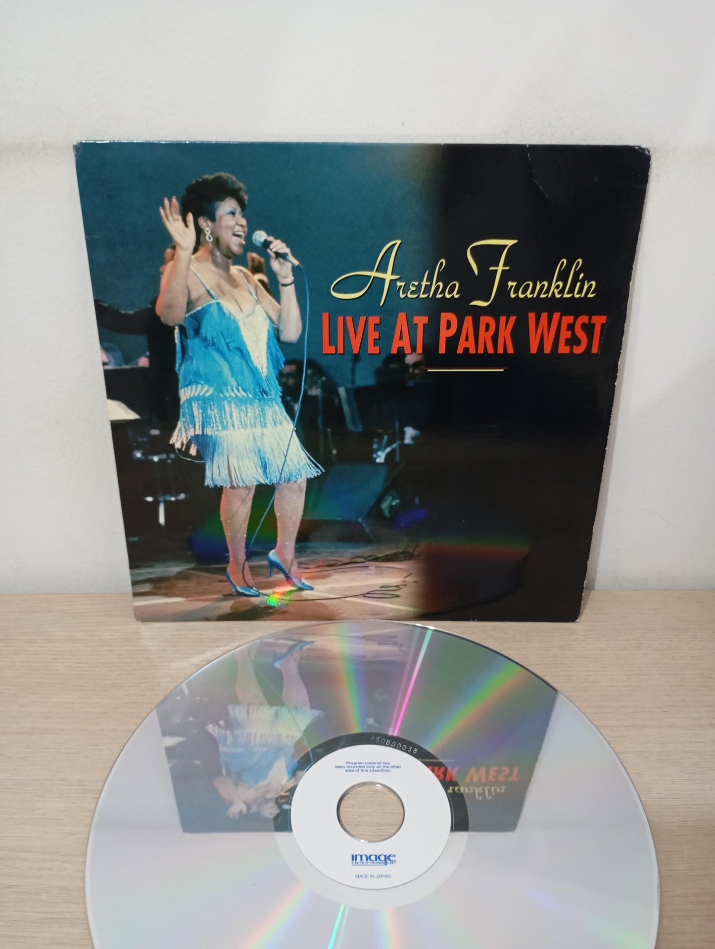 LD LaserDisc Aretha Franklin Live At Park West Importado