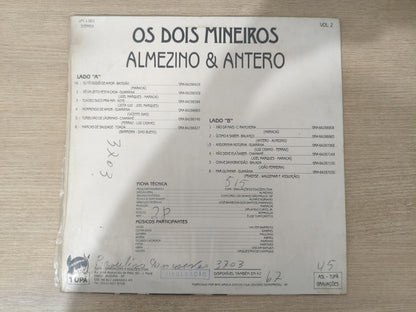 Lp Vinil Almezino & Antero Os dois mineiros Vol. 2