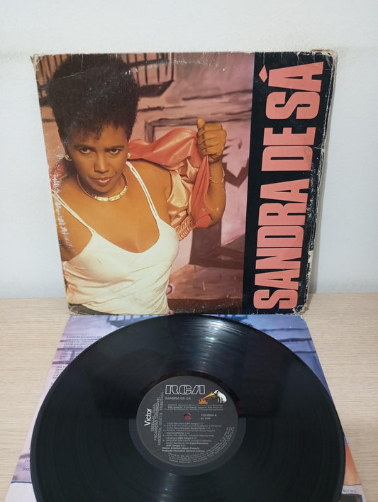 Lp Vinil Sandra De Sá 1988 Com Encarte