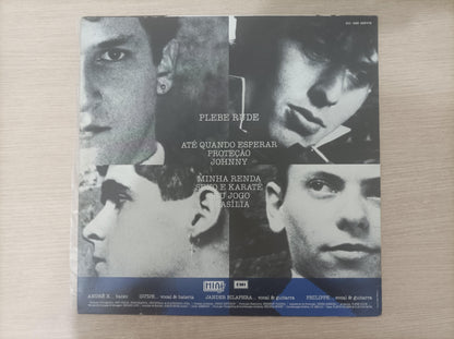 Lp Vinil Plebe Rude O Concreto Já Rachou Com Encarte