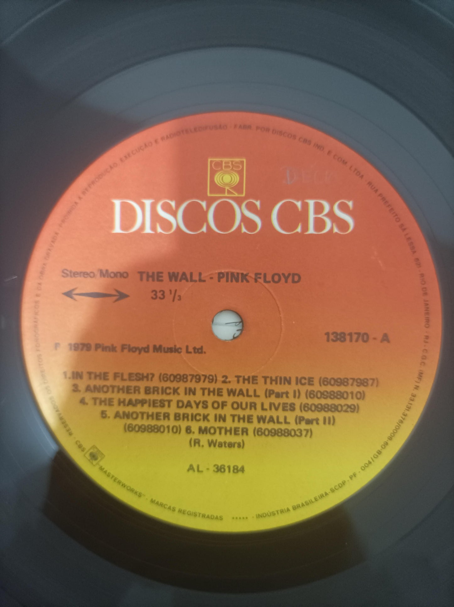 Lp Vinil Pink Floyd The Wall Duplo Com Encartes
