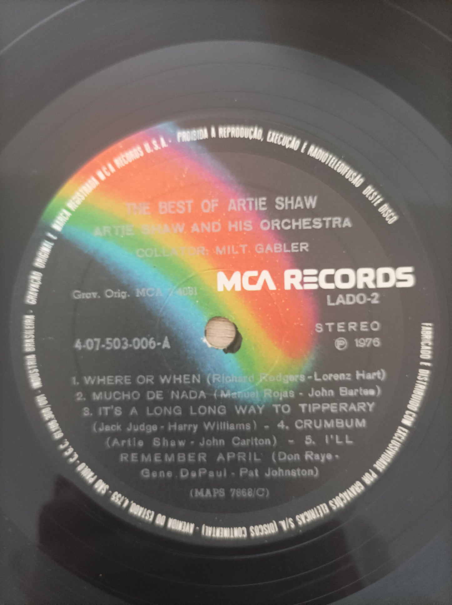 Lp Vinil Artie Shaw The Best Of Duplo