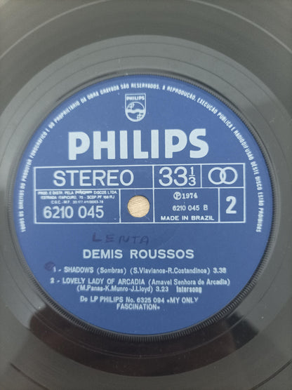 Compacto Vinil Demis Roussos Smile / My Only Fascination