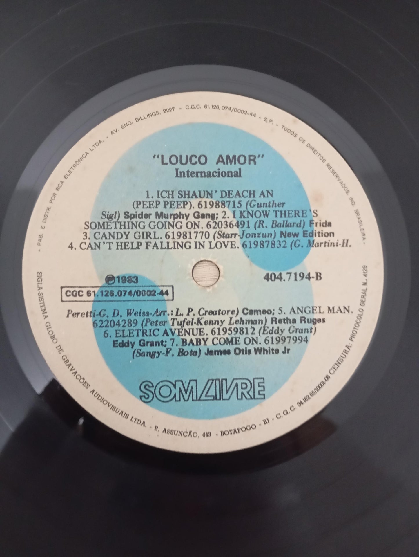 Lp Vinil Louco Amor Internacional Trilha Sonora