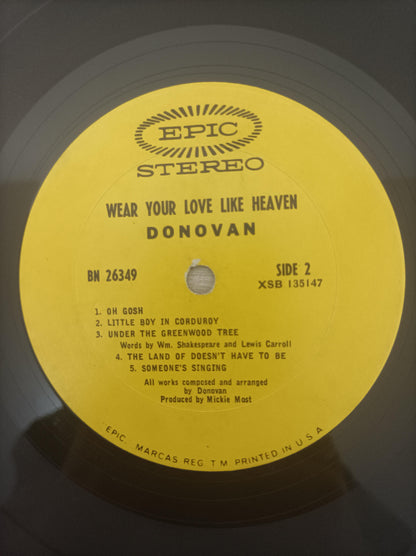 Lp Vinil Donovan Wear Your Love Like Heaven Importado