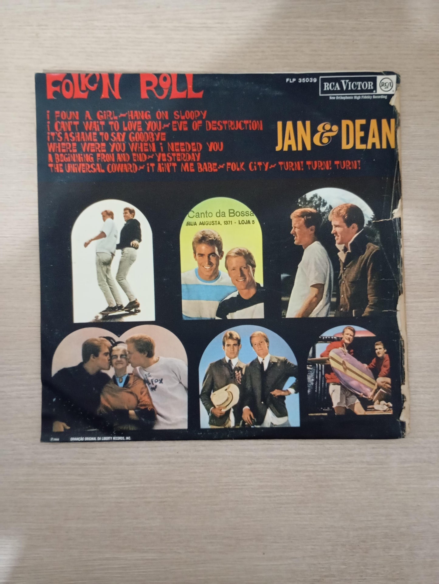 Lp Vinil Jan & Dean Folk 'N Roll