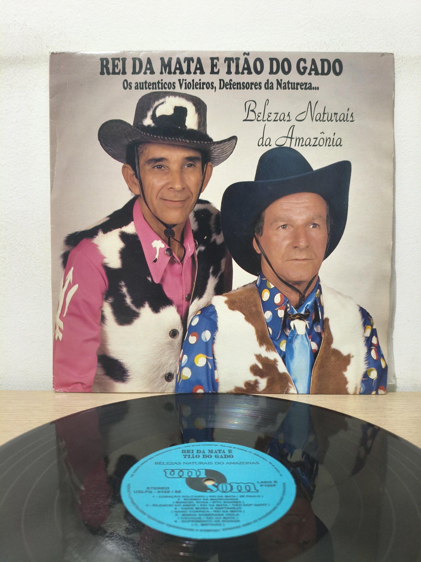 Lp Vinil Rei da Mata & Tião do Gado Os Autenticos Violeiros