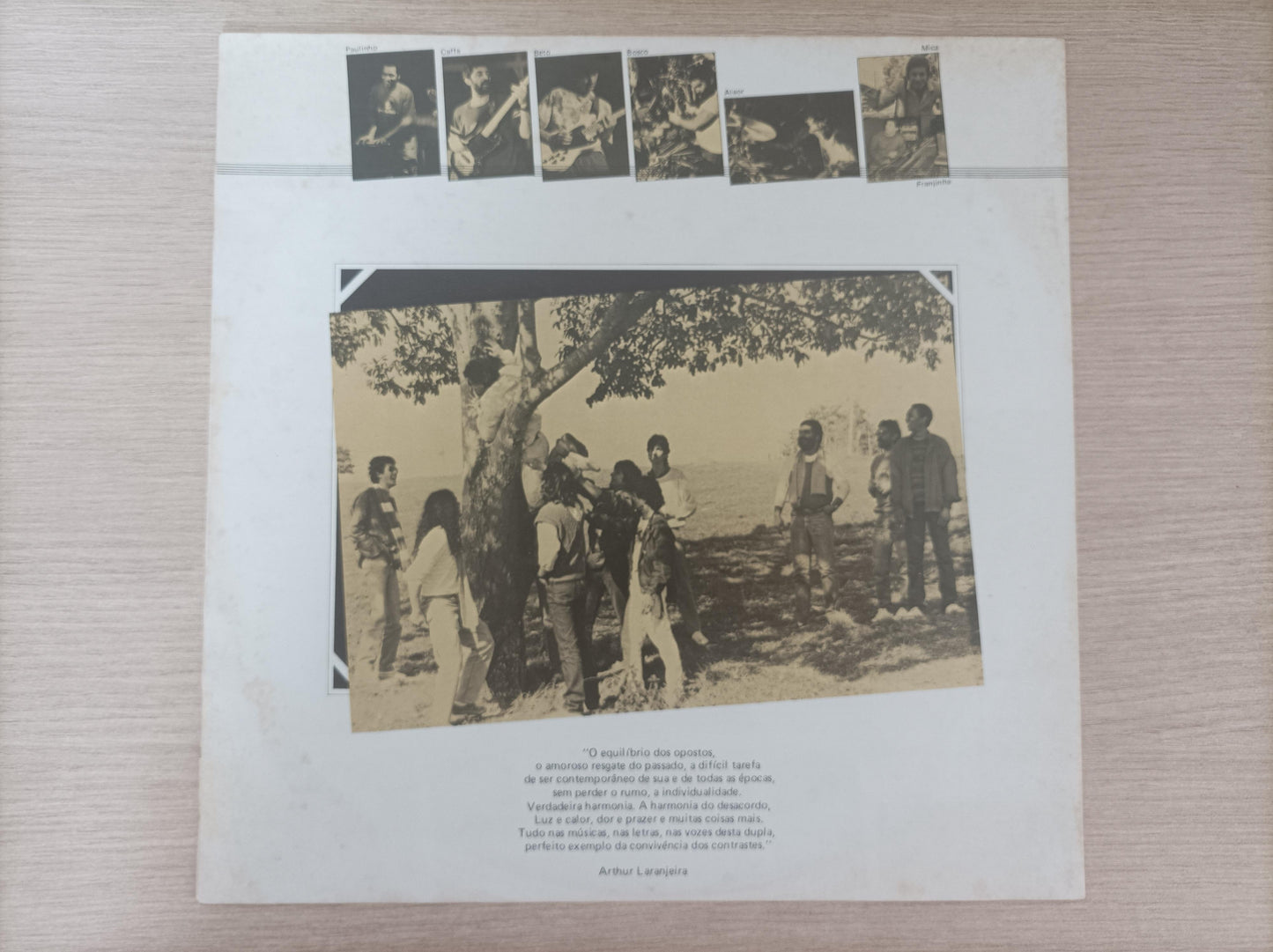 Lp Vinil Sá & Guarabyra Harmonia Com Encarte