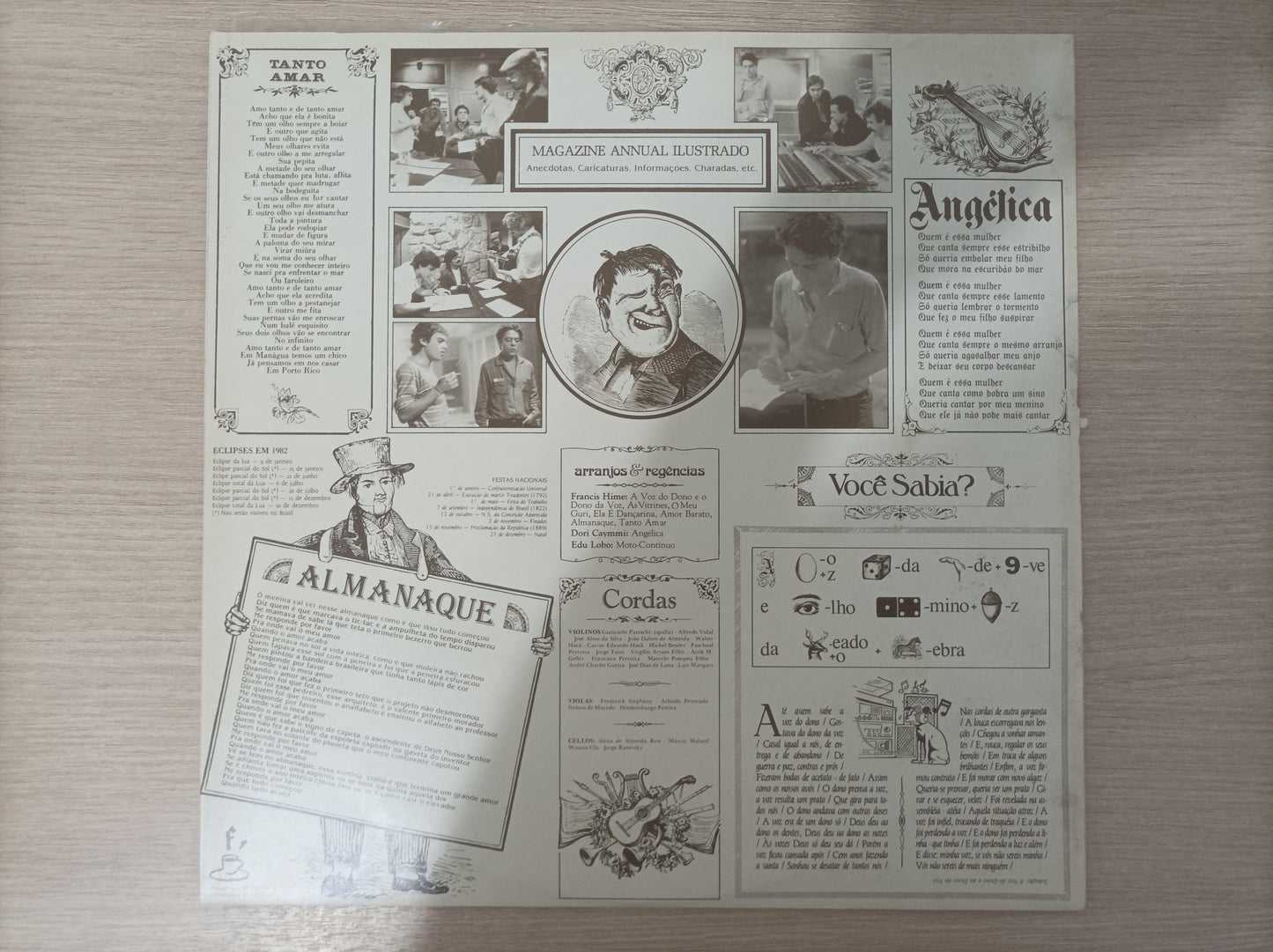 Lp Vinil Chico Buarque Almanaque Com Encarte