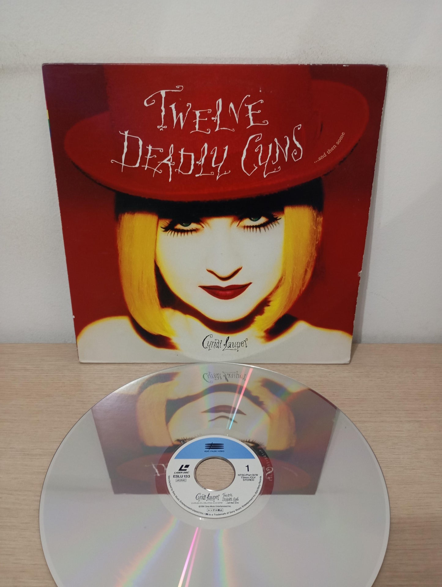 LD LaserDisc Cyndi Lauper Twelve Deadly Cyns Japão Importado