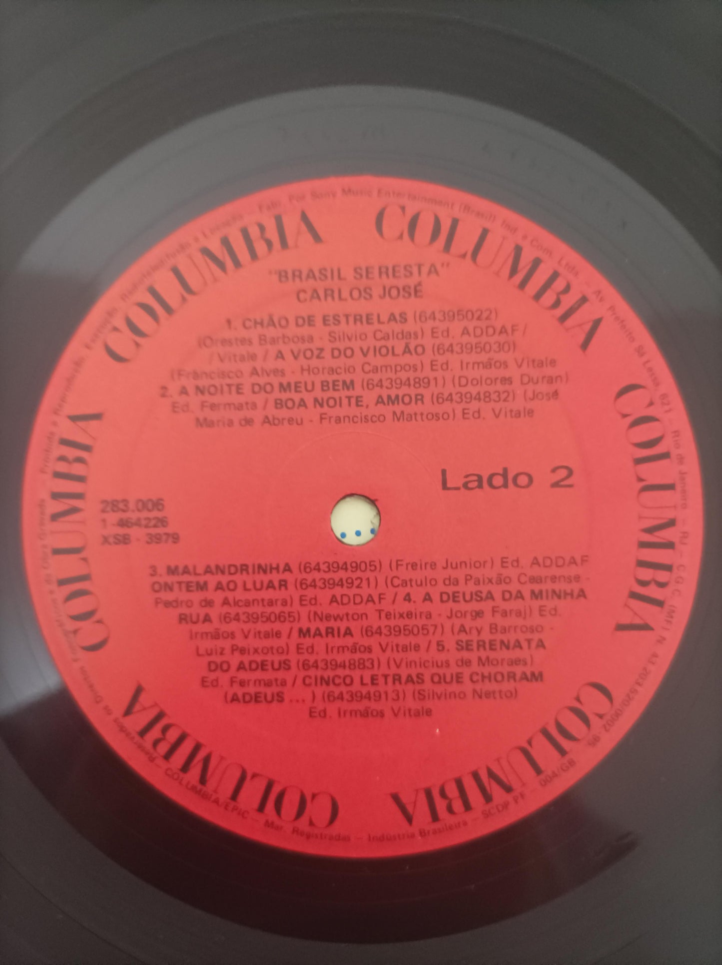 Lp Vinil Carlos José Brasil Seresta Com Encarte