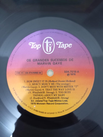 Disco Vinil Os Grandes Sucessos De Marvin Gaye Marvin Gaye A