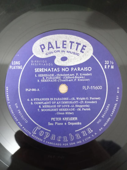 Lp Vinil Peter Kreuder Serenatas do Paraíso