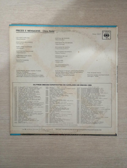 Disco Vinil Preces E Mensagens Chico Xavier A
