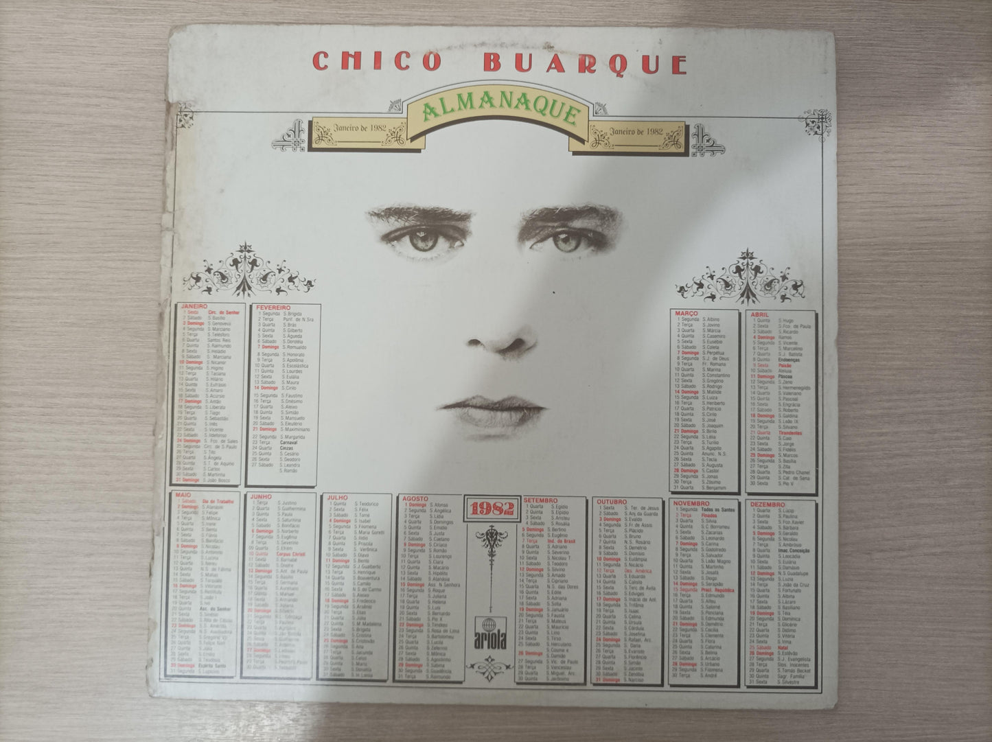 Lp Vinil Chico Buarque Almanaque Com Encarte