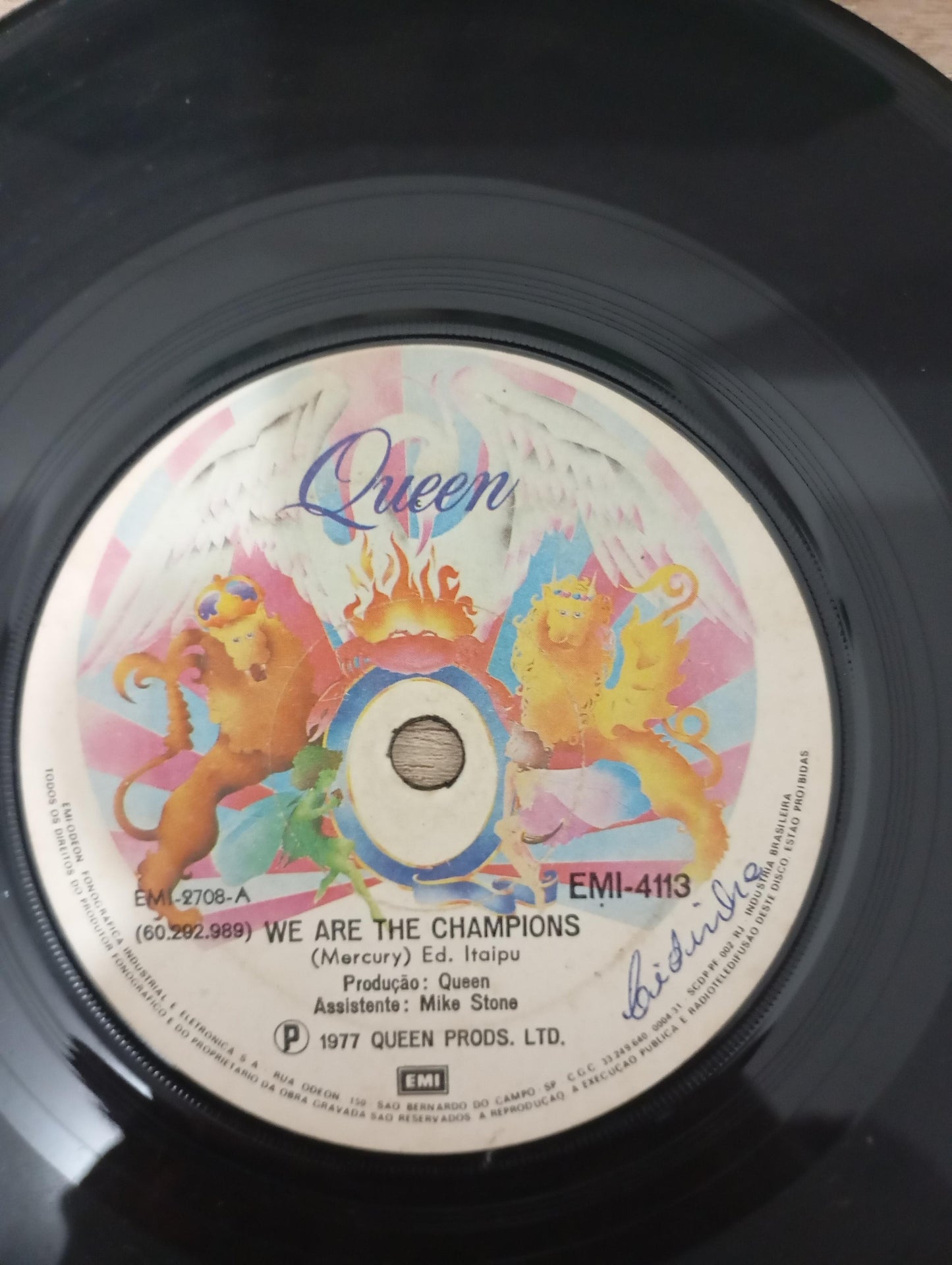 Compacto Vinil Queen We Are The Champions / We Will Rock You