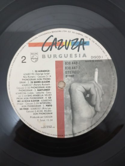 Lp Vinil Cazuza Burguesia Duplo Com Encartes