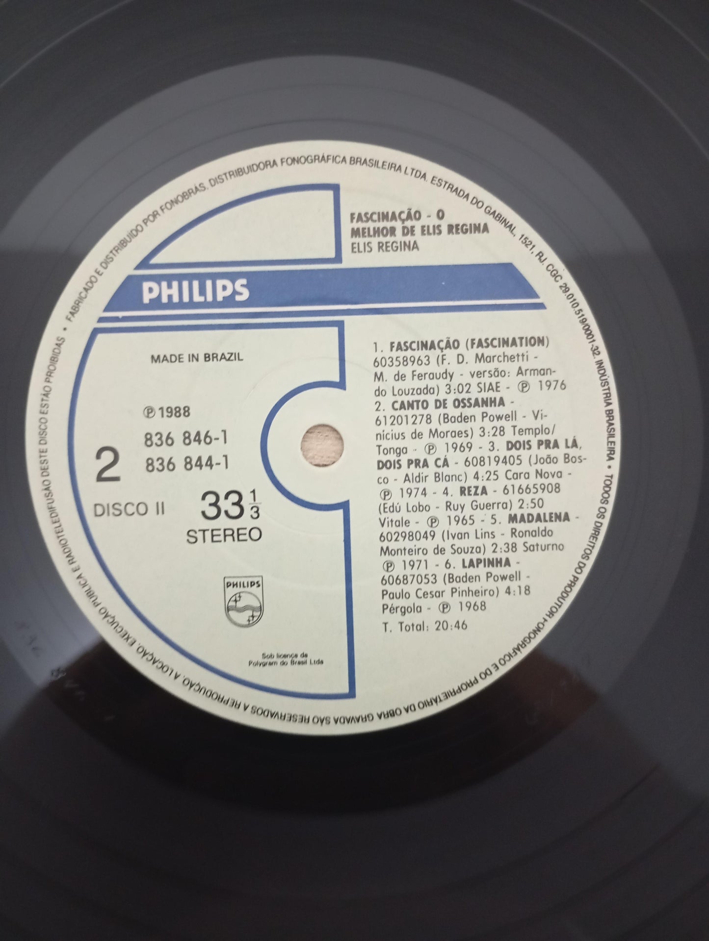 Lp Vinil Elis Regina Fascinação O Melhor de Duplo