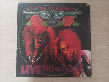 Lp Vinil Guns N' Roses G N' R Lies Com Encarte, Leia