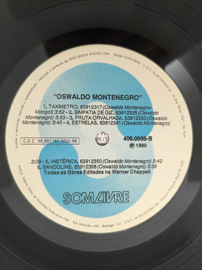Lp Vinil Oswaldo Montenegro 1990 Com Encarte