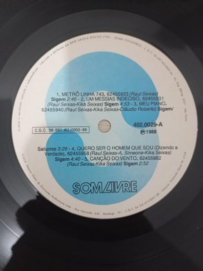Lp Vinil Raul Seixas Metrô Linha 743