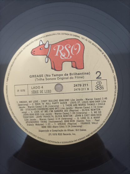 Lp Vinil Grease Nos Tempos da Brilhantina Duplo