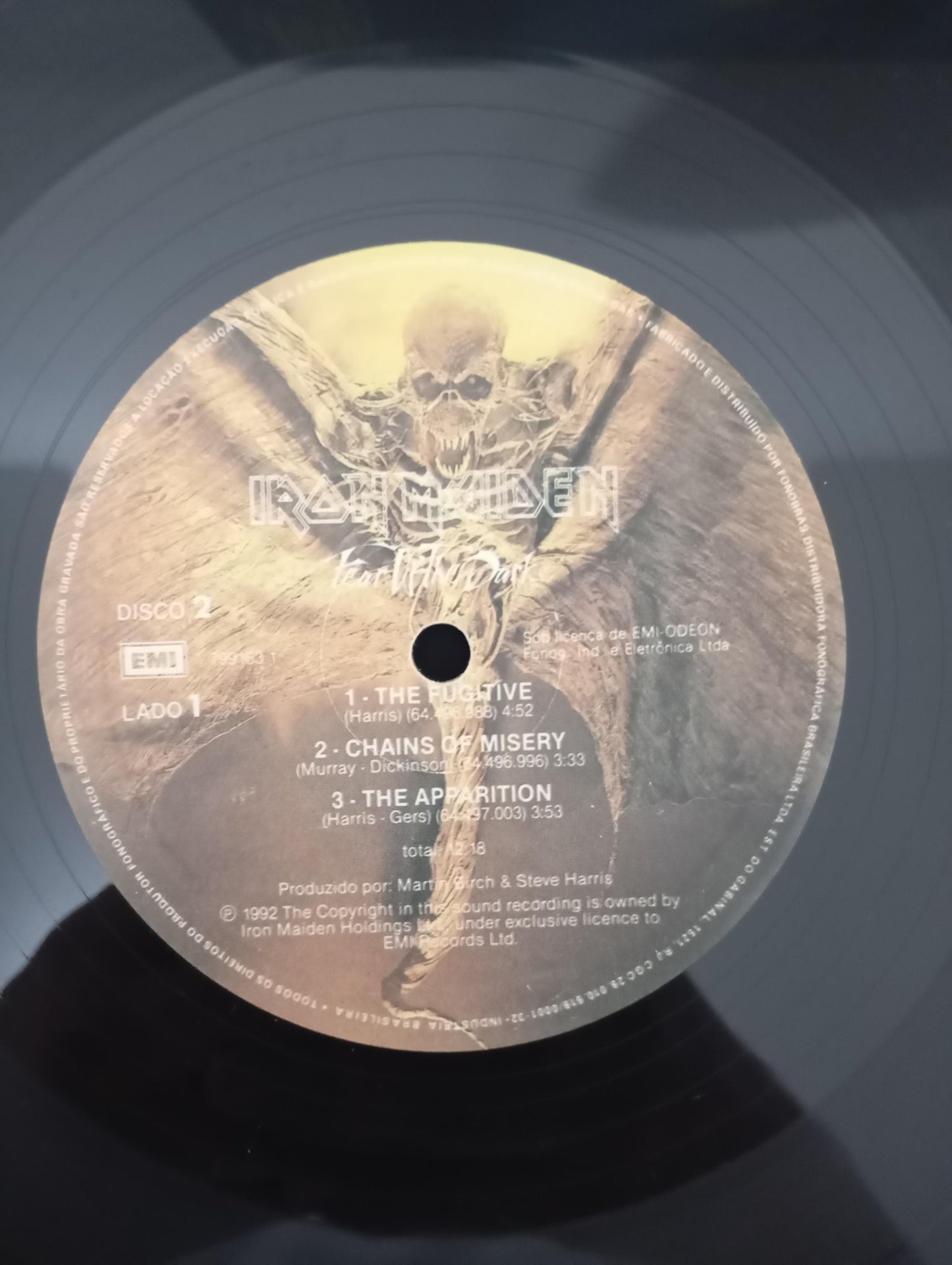 Disco Vinil Fear Of The Dark Iron Maiden Duplo A