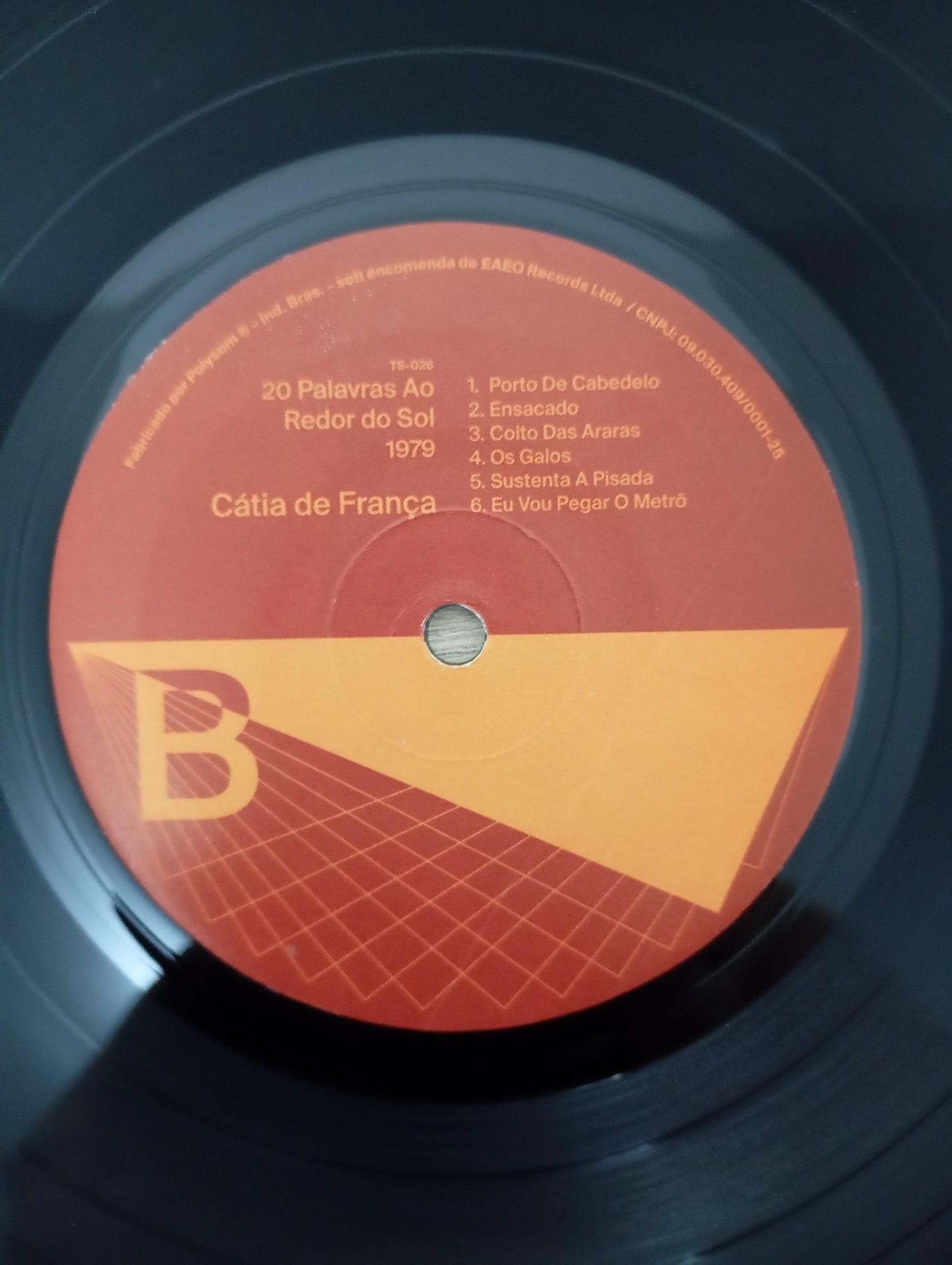 Lp Vinil Cátia De França 20 Palavras Ao Redor Sol C Encartes