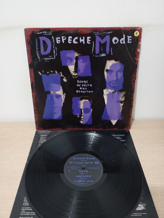 Lp Vinil Depeche Mode Songs Of Faith And Devotion C Encarte