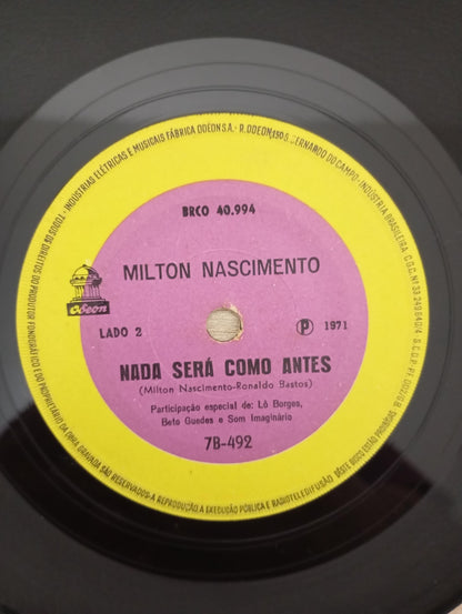 Compacto Vinil Milton Nascimento Cravo e Canela / Nada Será