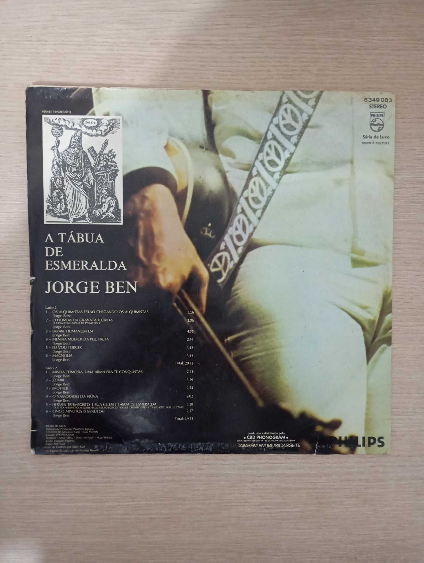 Lp Vinil Jorge Ben A Tábua De Esmeralda