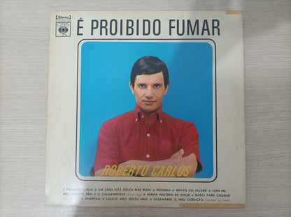 Lp Vinil Roberto Carlos É Proibido Fumar