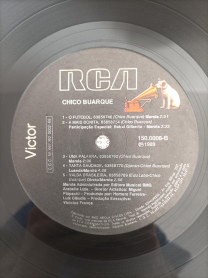 Disco Vinil 1989 Chico Buarque Com Encarte A