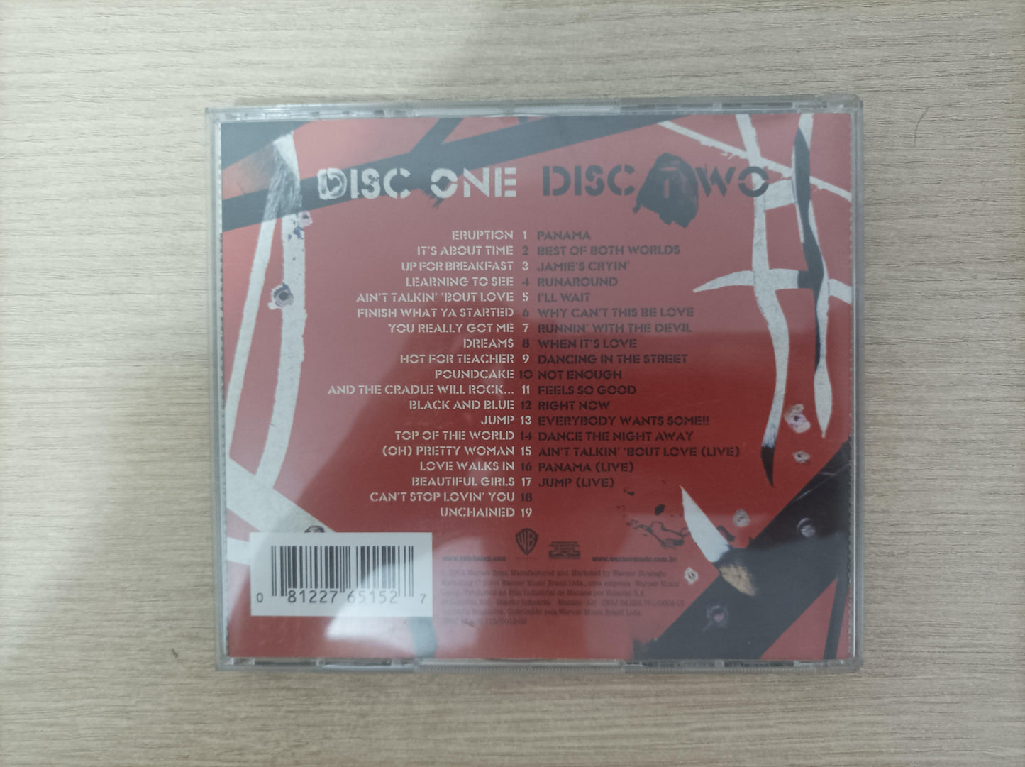 CD Van Halen The Best Of Both Worlds Duplo