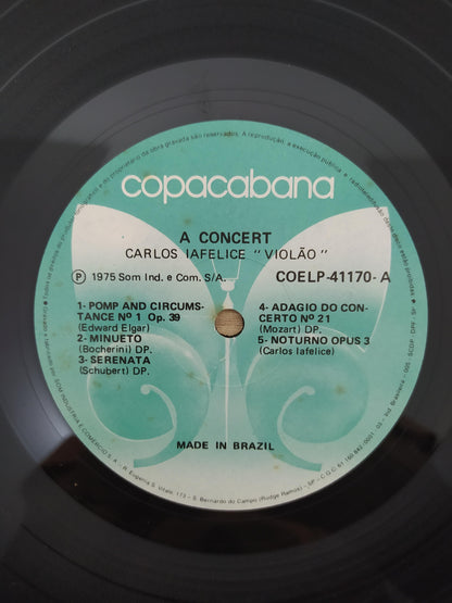 Lp Vinil Carlos Iafelice Violão