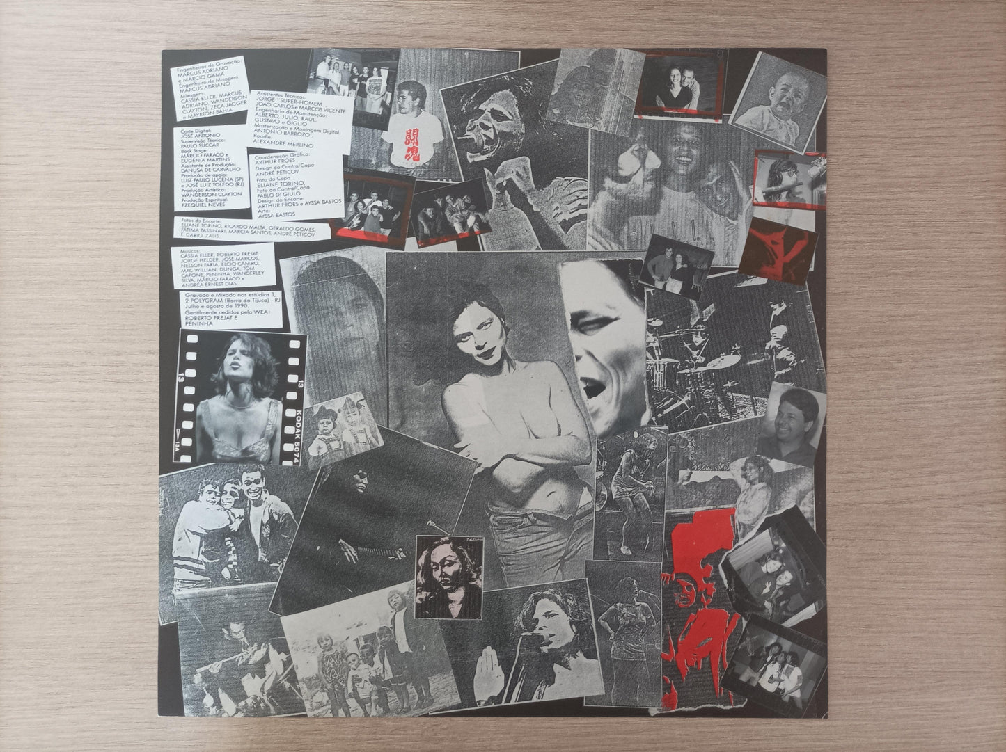 Lp Vinil Cássia Eller 1990 Com Encarte